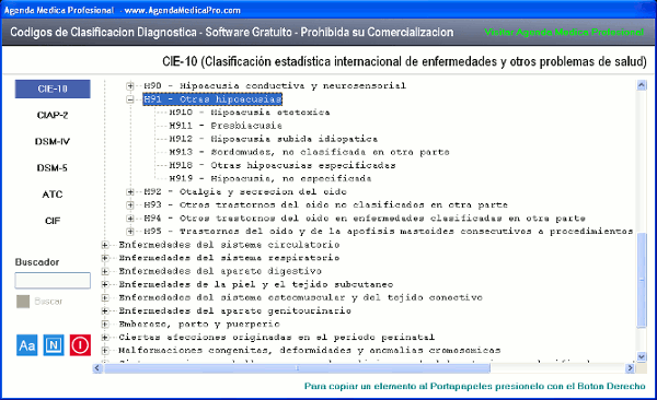 Codigos CIAP-2, CIE-10 y DSM-IV