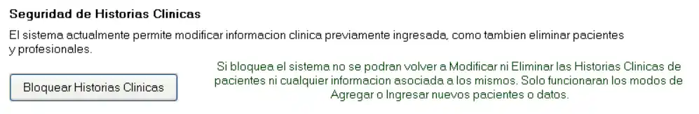 Historias Clínicas Inalterables