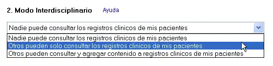 Historias Clínicas compartidas